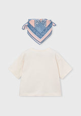 Mayoral shirt met sjaal