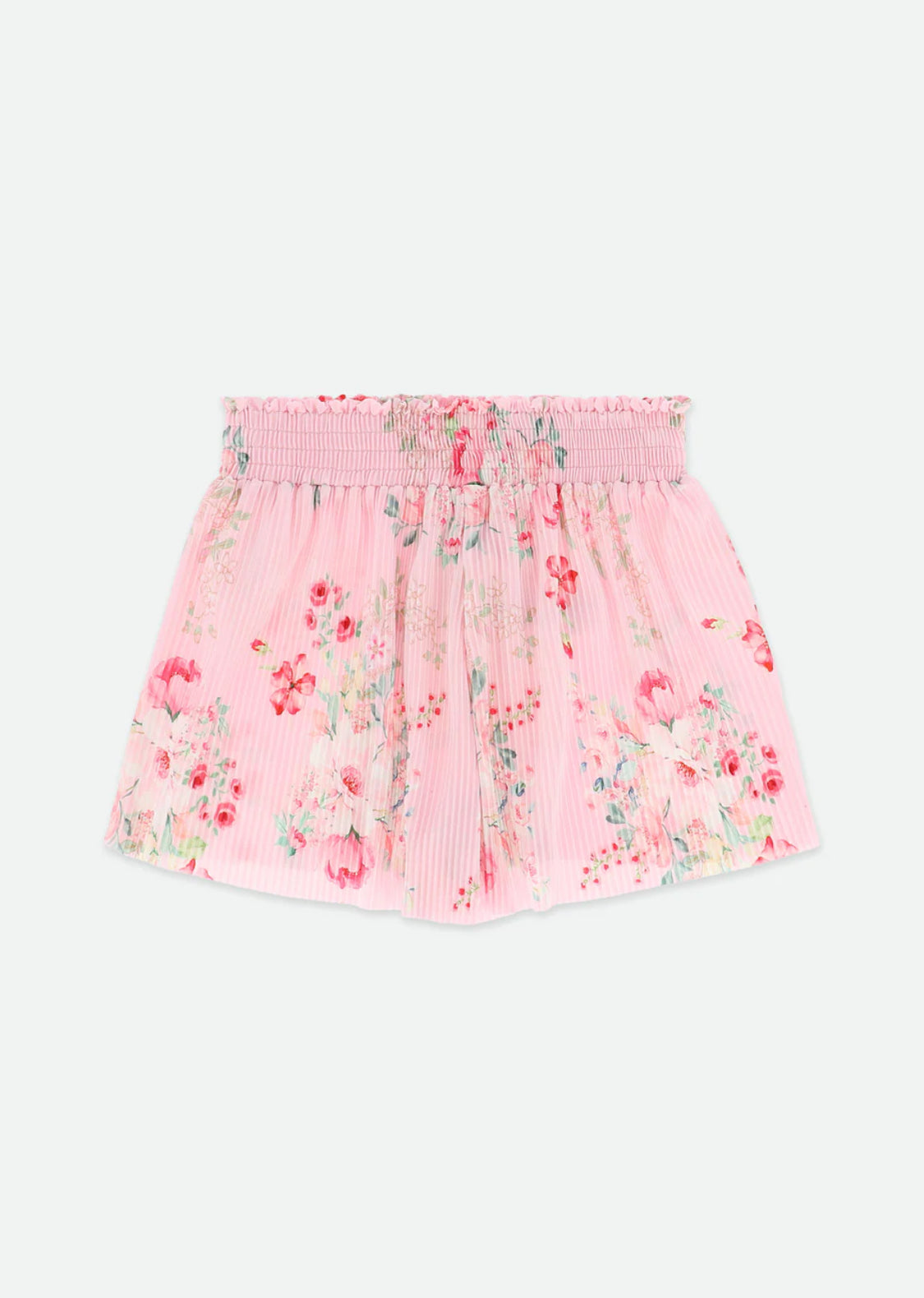 Angel’s face Fortuna Posy Print Pleated Shorts Pale Pink