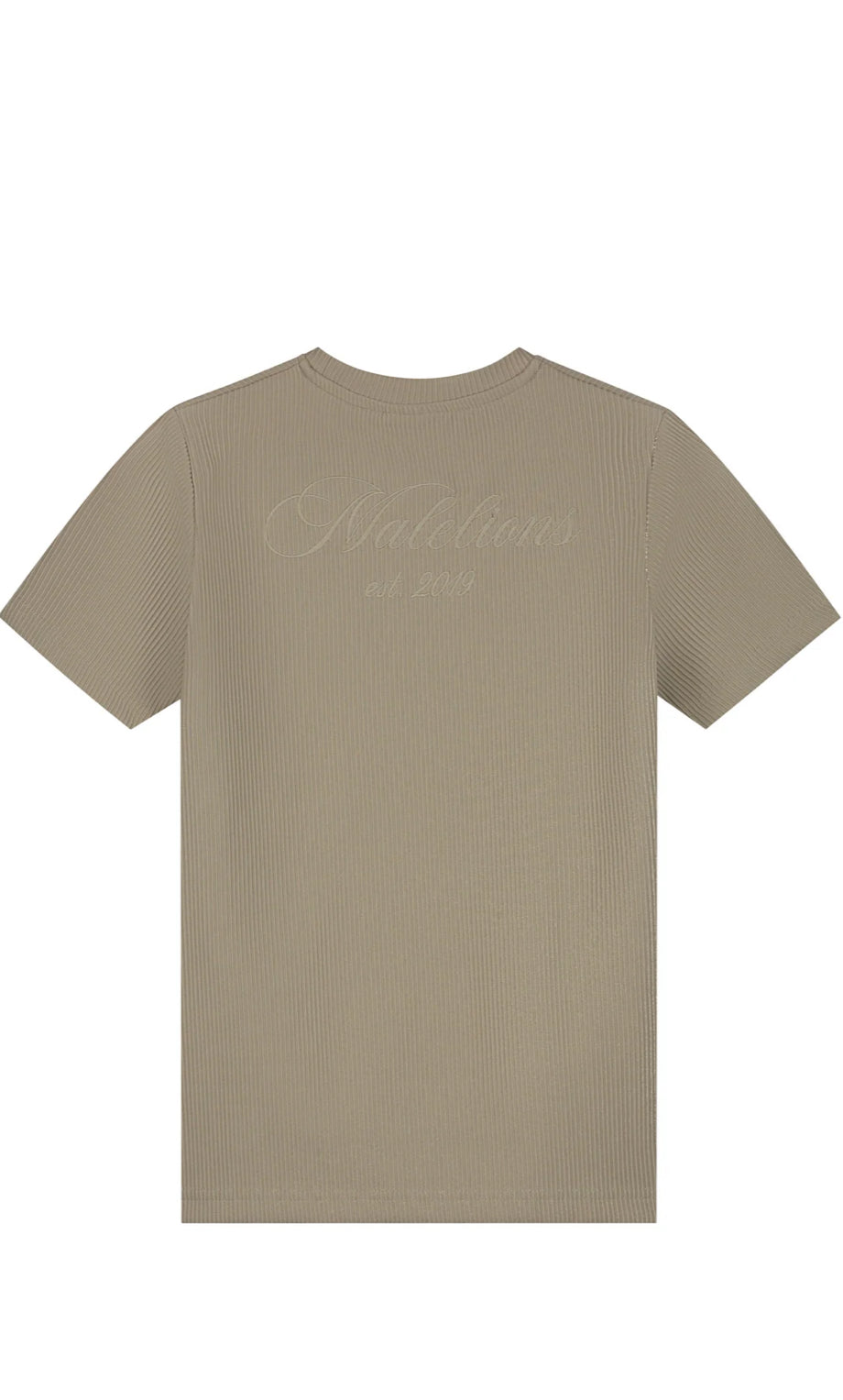 Malelions Junior Ribbed Script T-Shirt