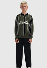 BALLIN JUNIOR SCRIPT LOGO CREWNECK KNIT