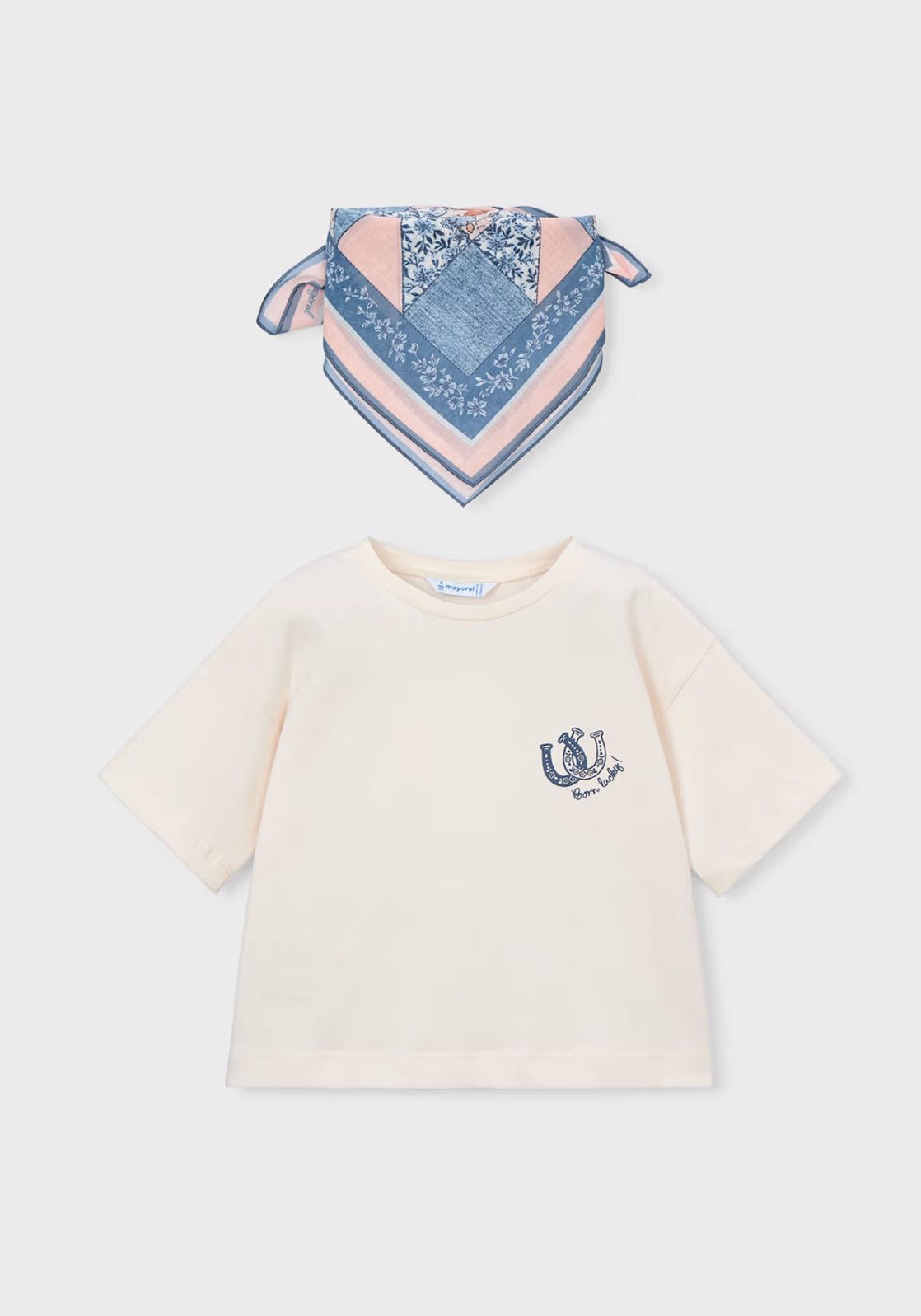 Mayoral shirt met sjaal