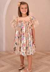 Angel’s face Marlowe Foil Floral Print Dress