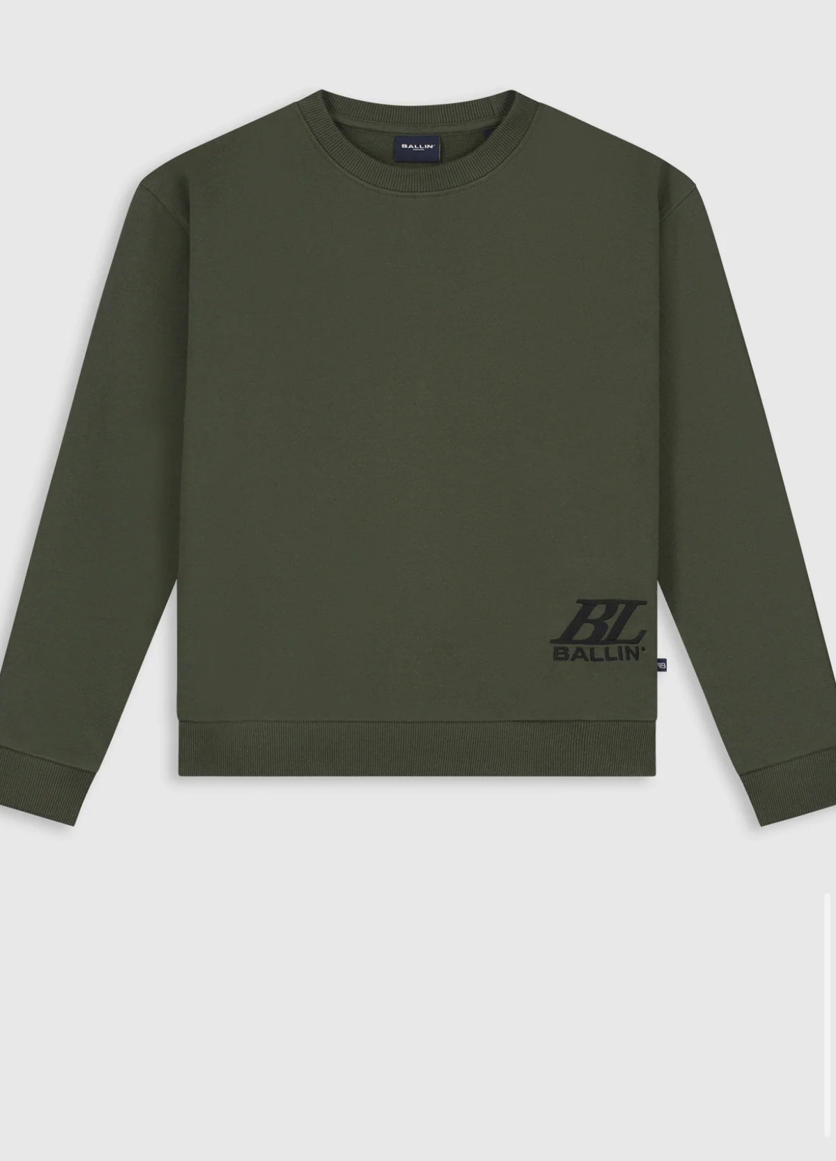 BALLIN JUNIOR BIG MONOGRAM CREWNECK