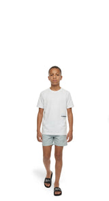 Malelions Junior Relaxed Botanical T-Shirt | White