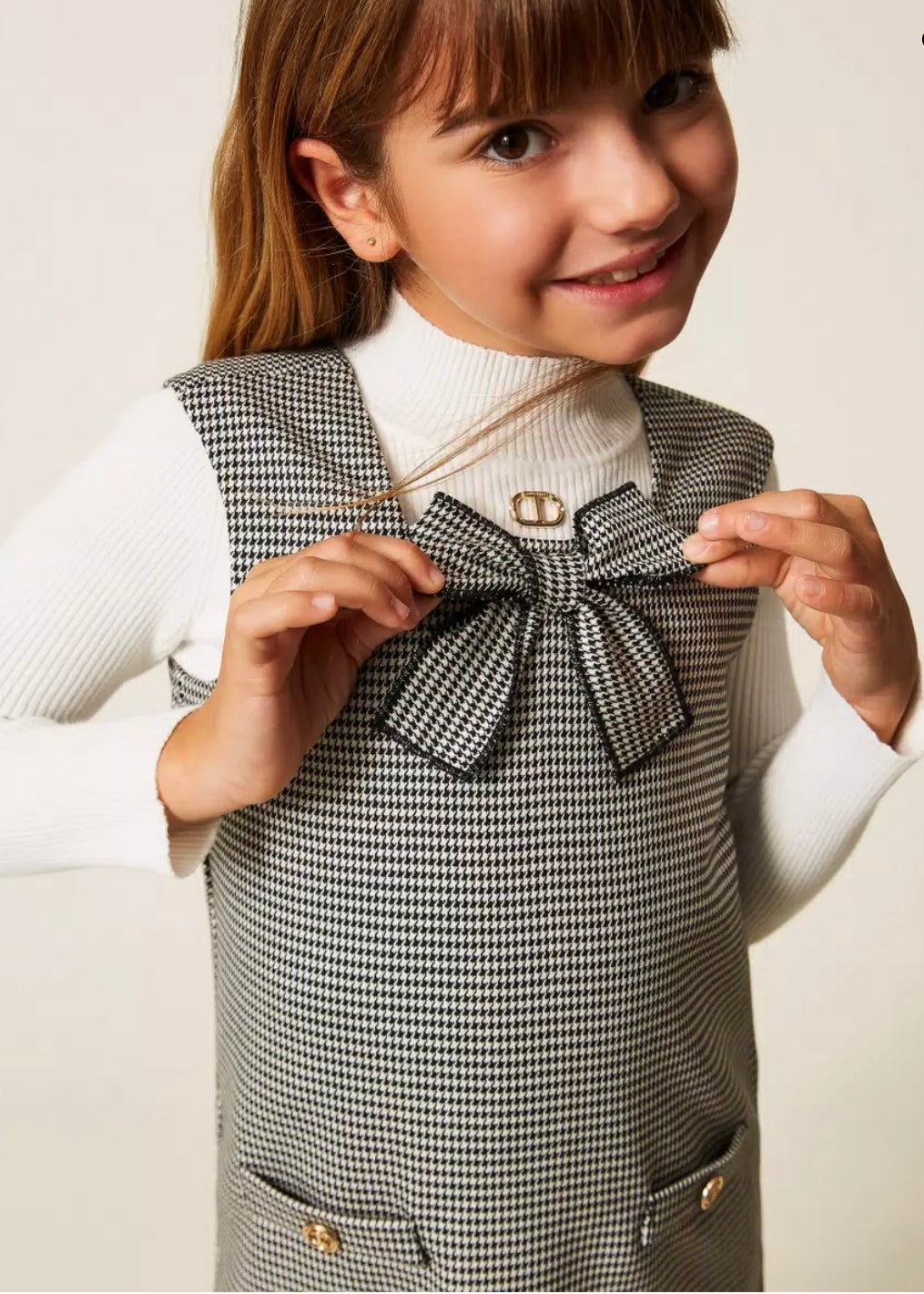 Twinset jurk met strik