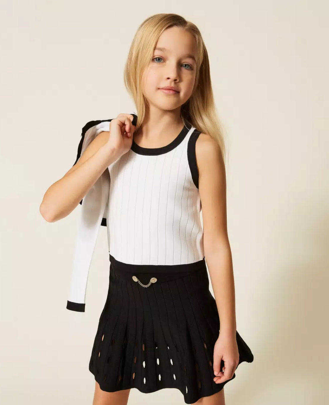 Twinset top & vest
