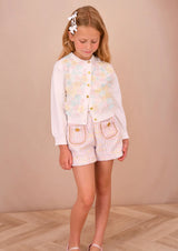 Angel’s face Chris Multi Flower Knitted Cardigan Multi
