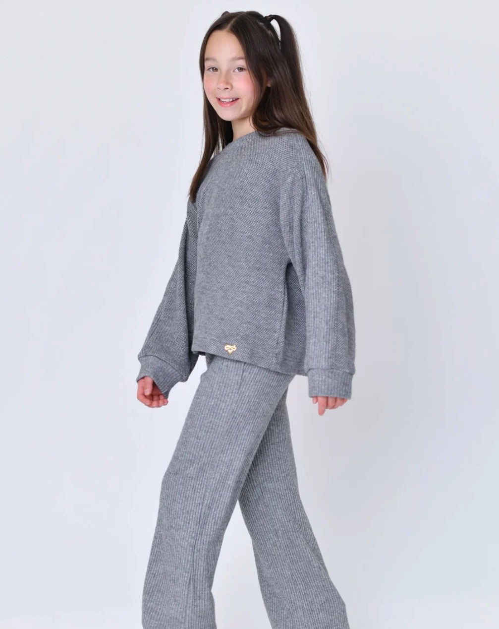 Angel’s face Kay Knitted Jumper Grey