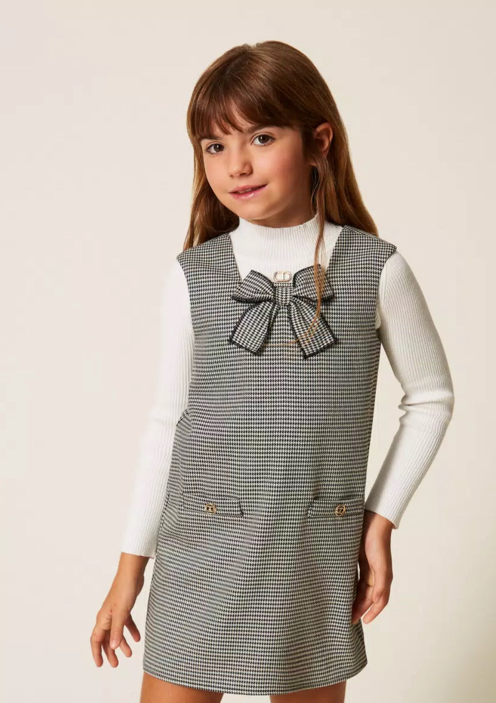 Twinset jurk met strik