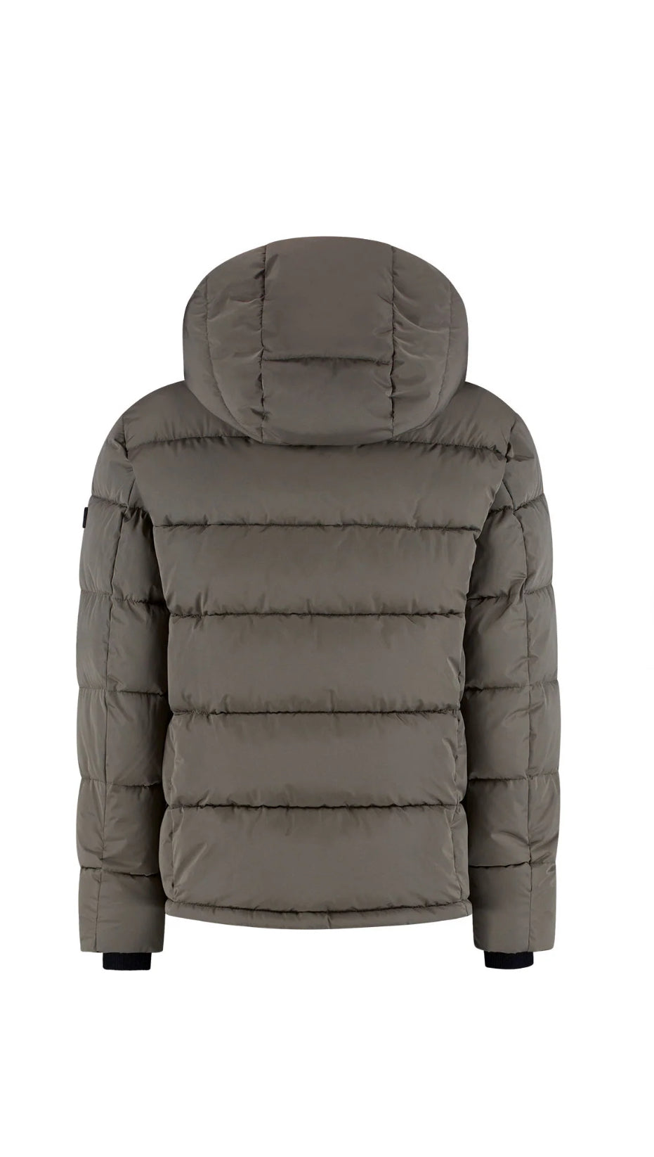 Malelions Junior Hooded Puffer Jacket | Dark Taupe