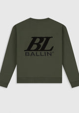 BALLIN JUNIOR BIG MONOGRAM CREWNECK