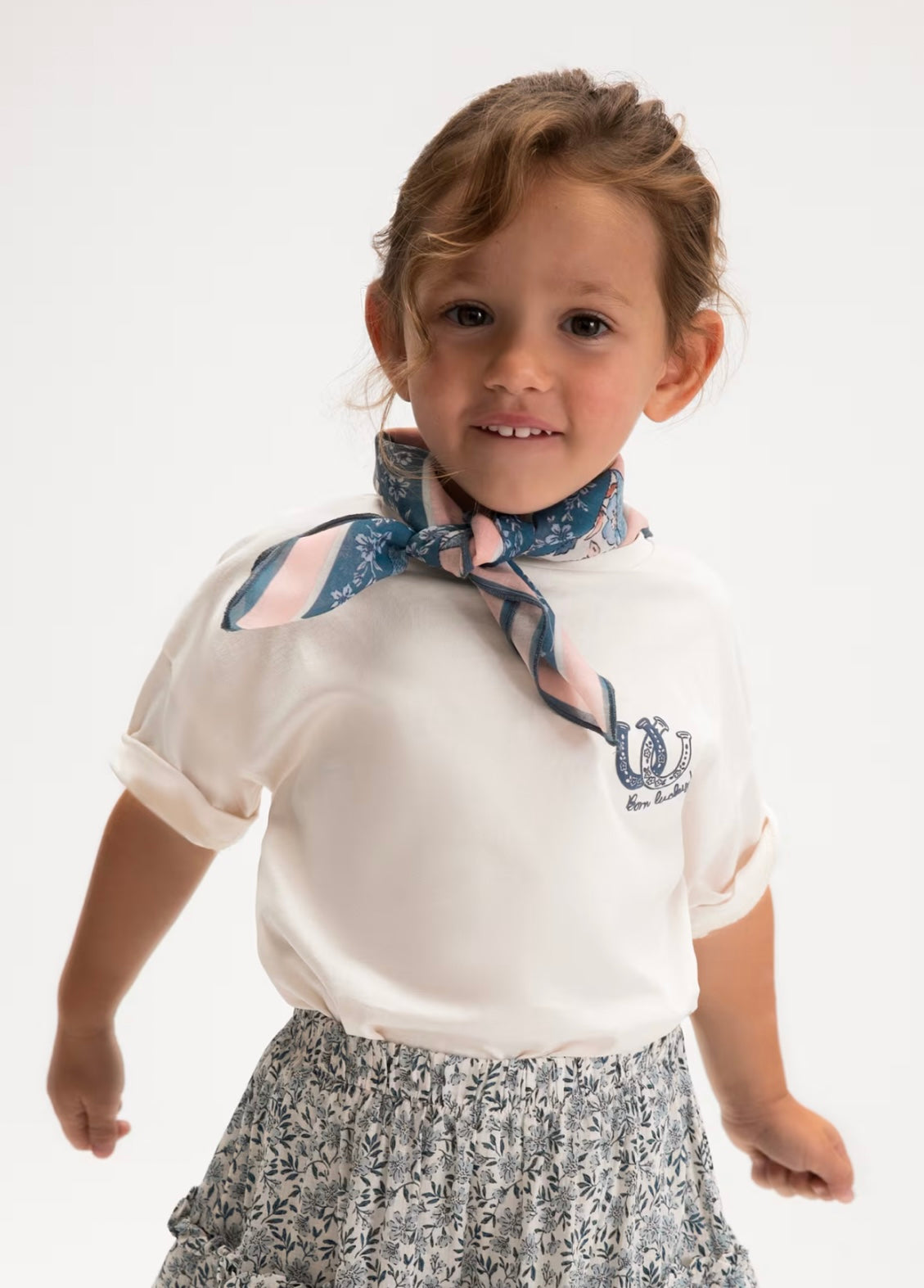 Mayoral shirt met sjaal