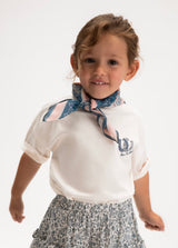 Mayoral shirt met sjaal
