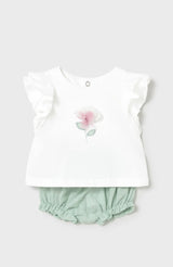 Mayoral newborn set van t-shirt en short