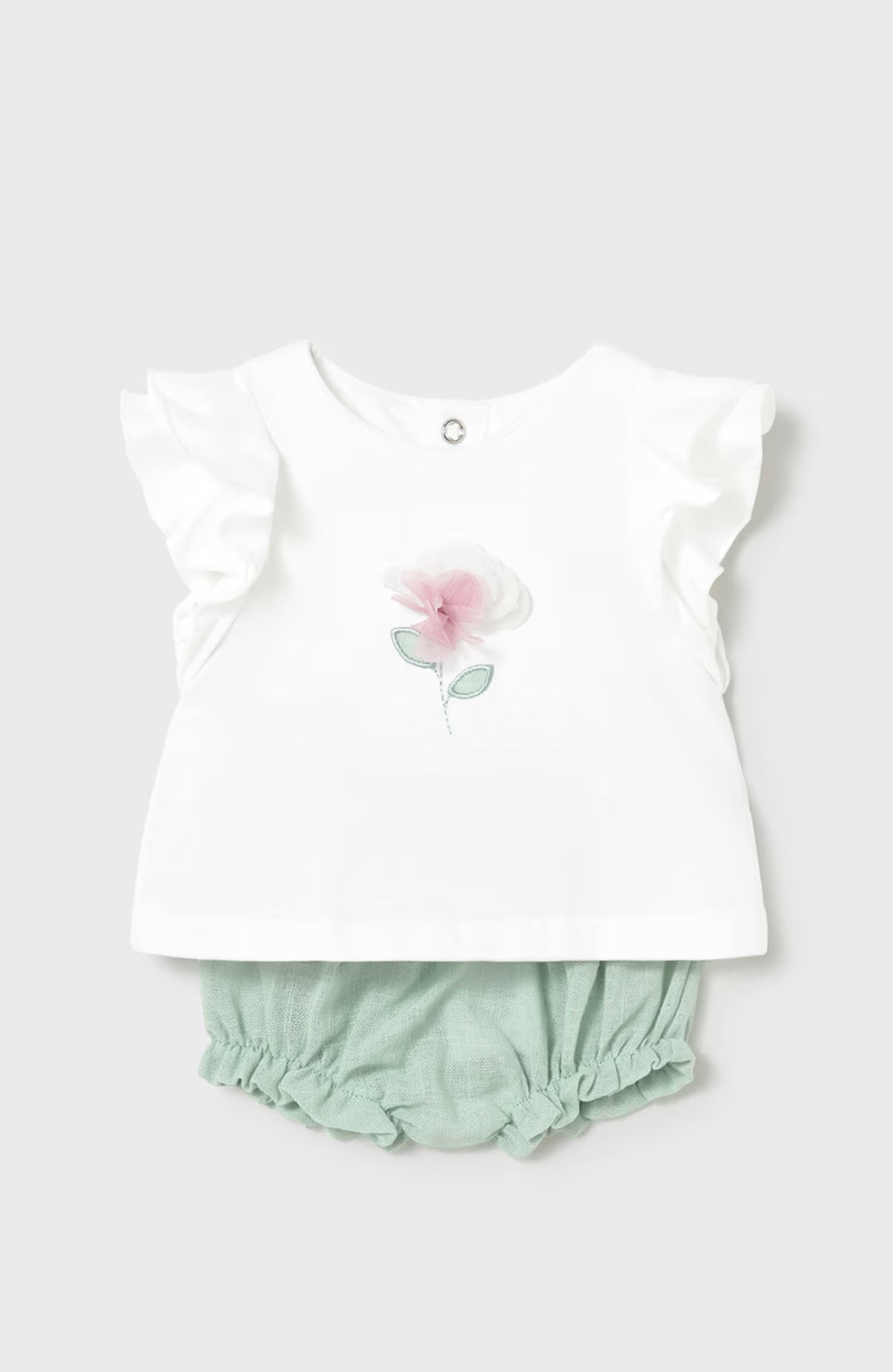 Mayoral newborn set van t-shirt en short