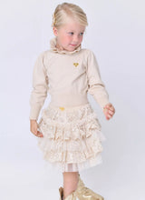Angel’s face Raffy Ruffle Neck Knitted Jumper