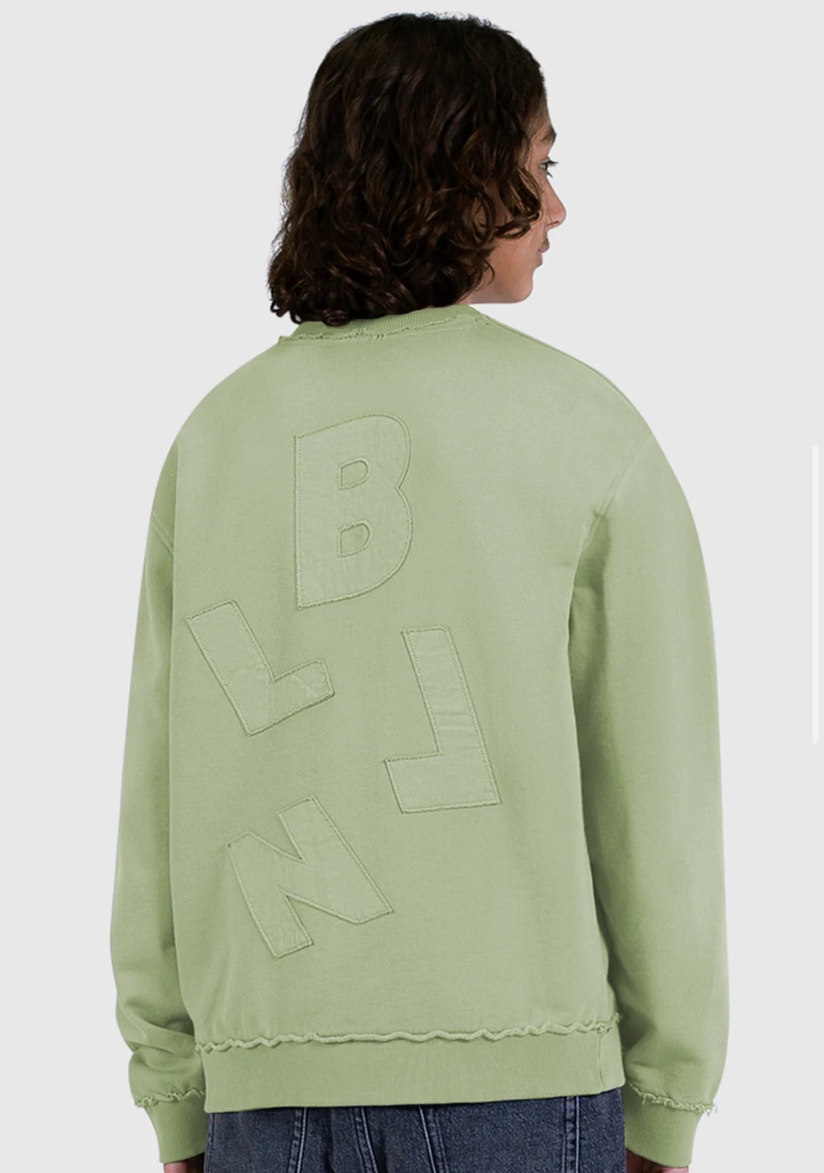 BALLIN JUNIOR RAW LOGO CREWNECK