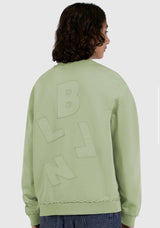BALLIN JUNIOR RAW LOGO CREWNECK