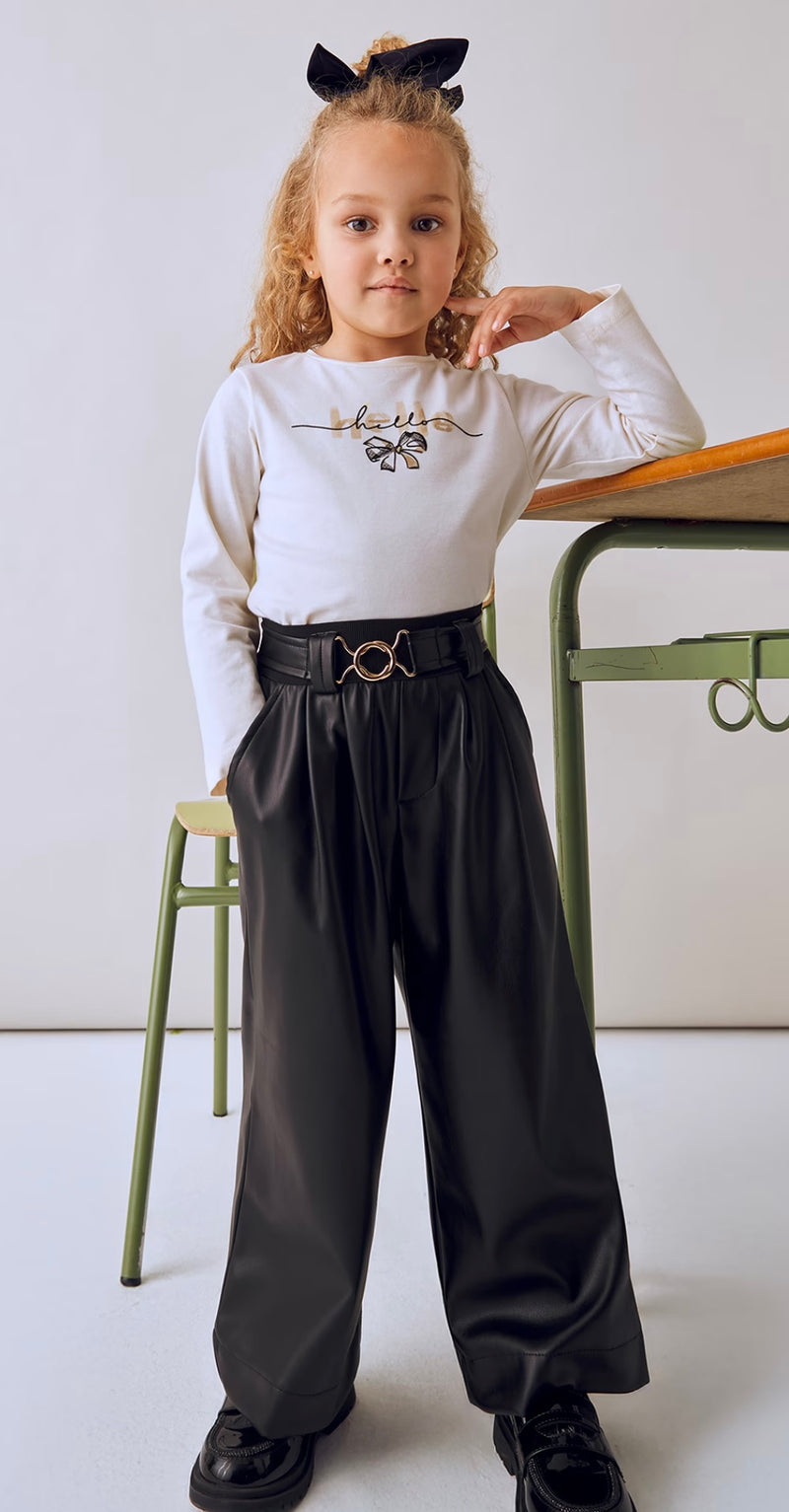 Mayoral leren broek