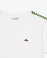 T-shirt met logostreep