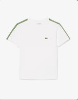 T-shirt met logostreep