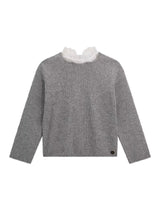 Guess LS Sweater With Lace Collar