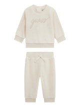 Guess Set Faux Fur Sweatshirt + Pants