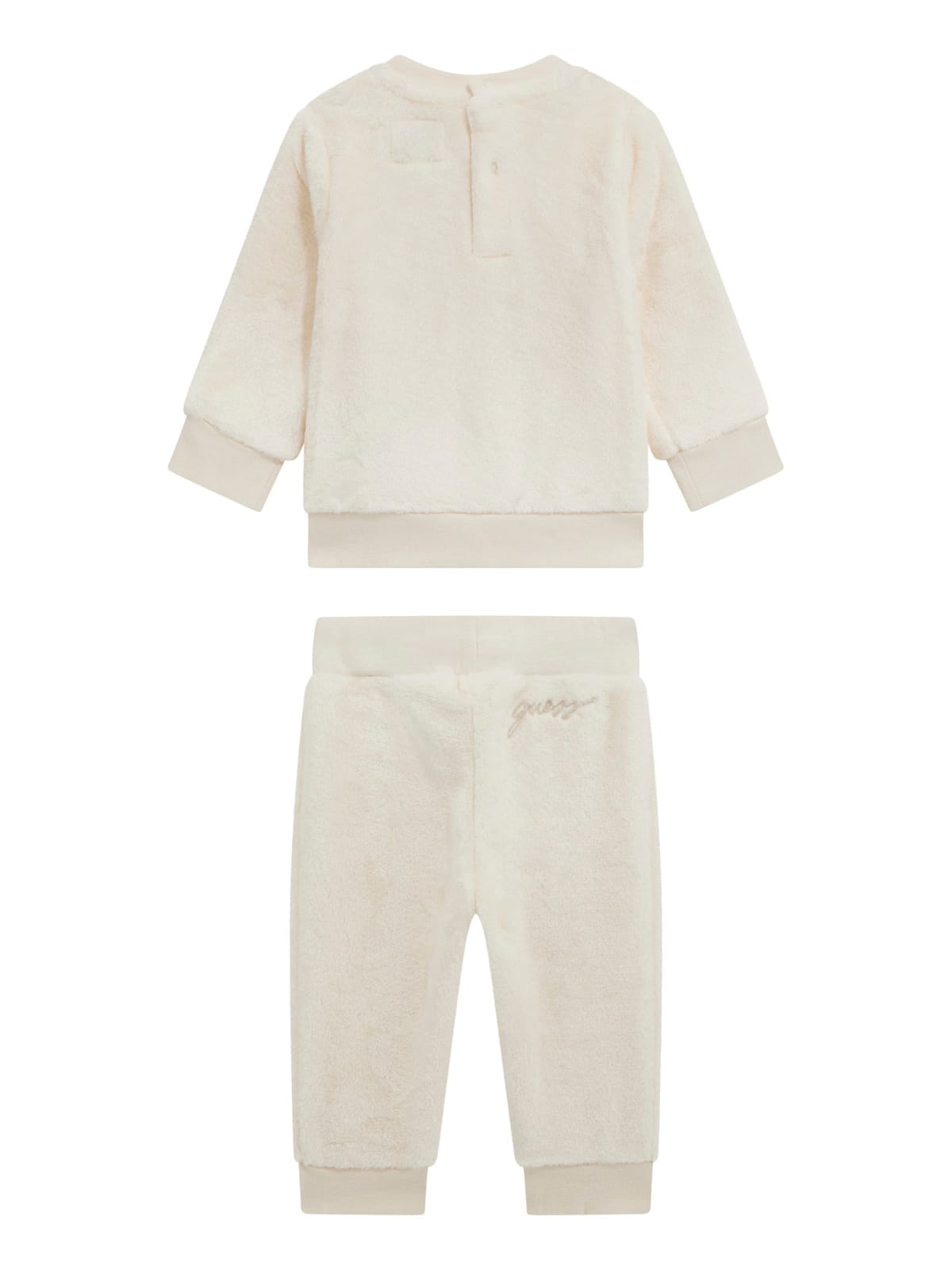 Guess Set Faux Fur Sweatshirt + Pants