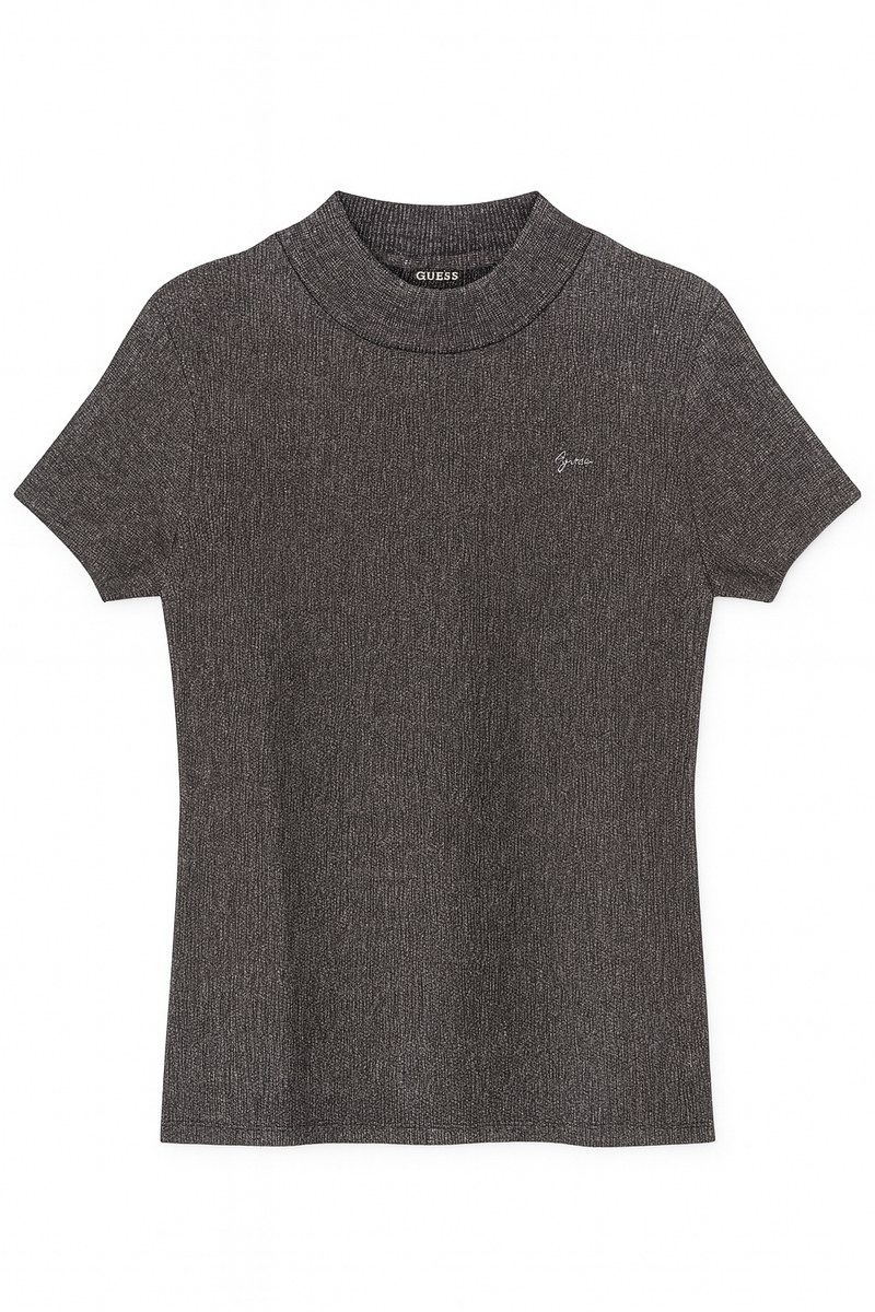 Guess Rib Lurex SS T-Shirt