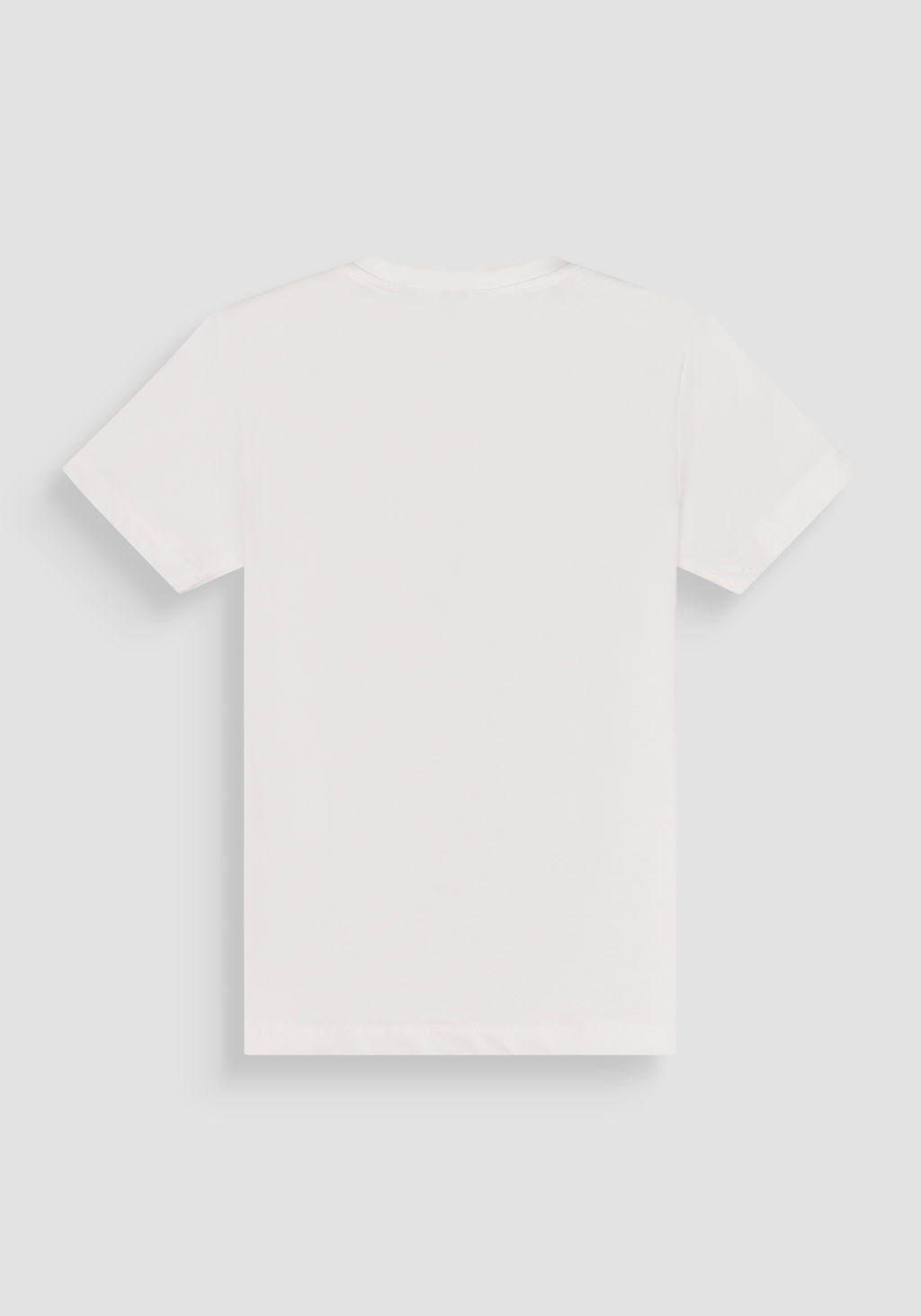 Regular fit T-shirt in jersey katoen met logo-print