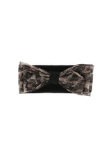 Leopard Tulle Baby Headband Black