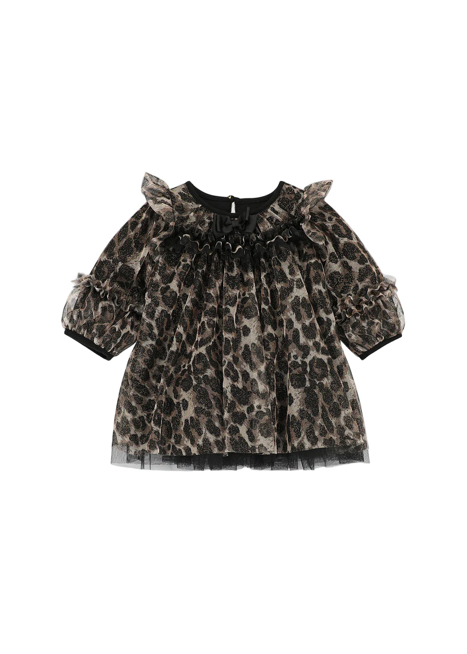 Baby Leopard Dress Black