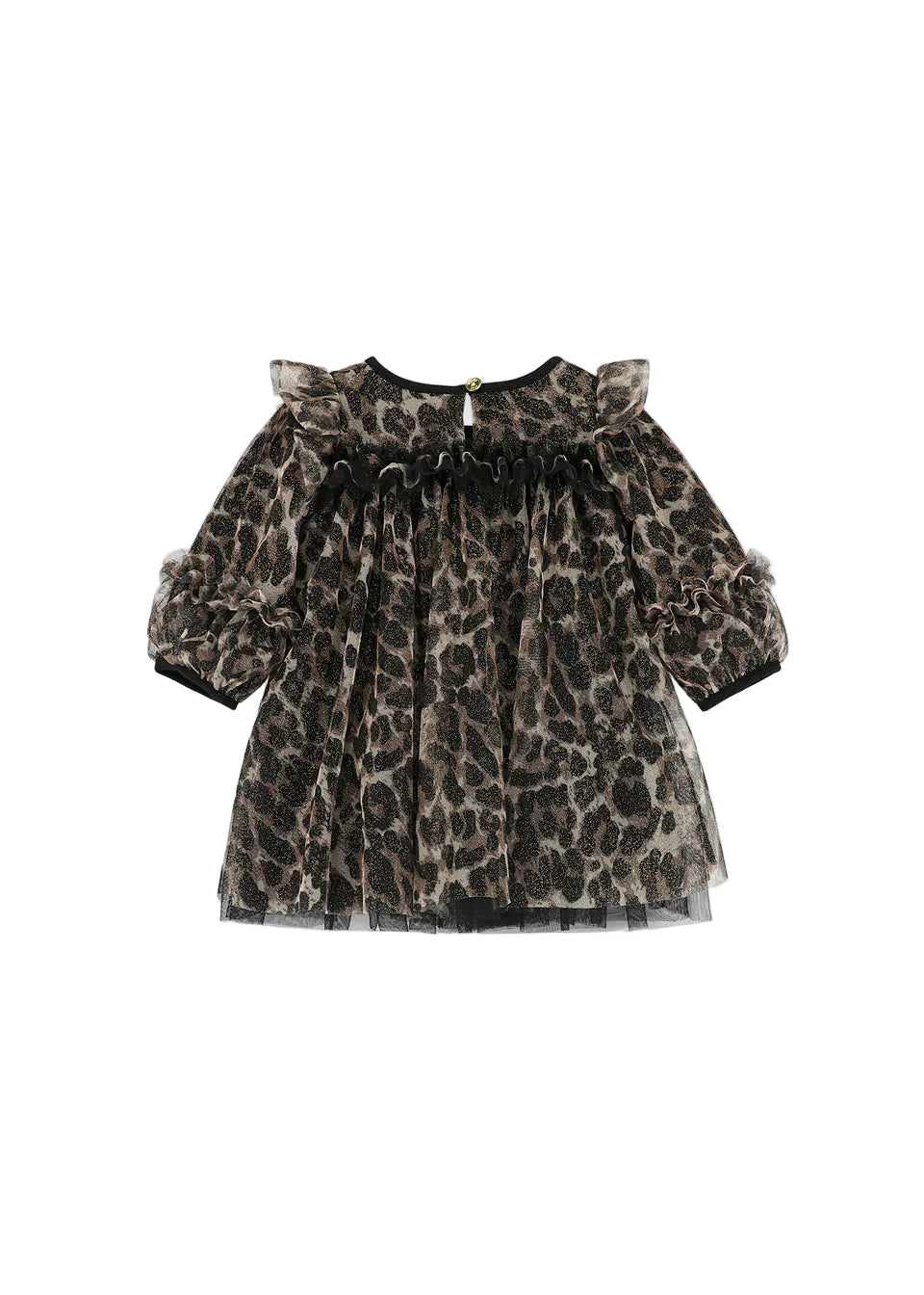 Baby Leopard Dress Black