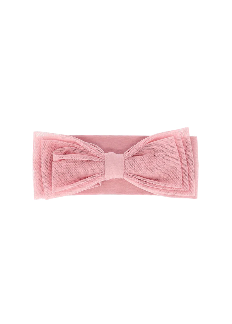 Tulle Baby Headband Tea Rose