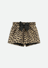 Shorts Black Leopard