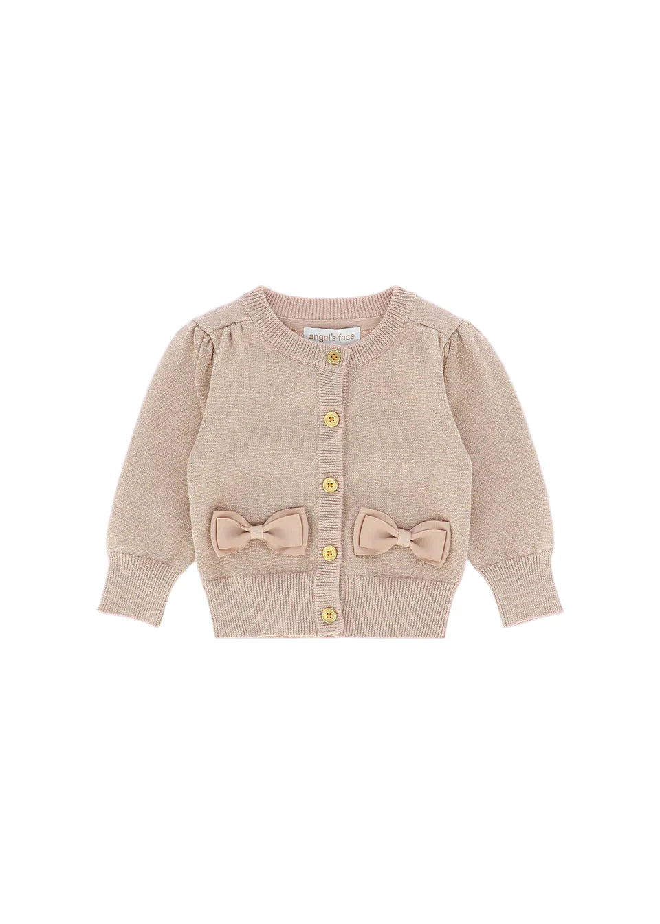 Nikki Metallic Cardigan Gold