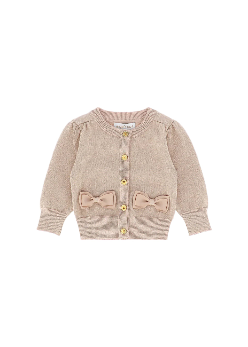 Nikki Metallic Cardigan Gold